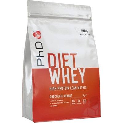 PhD Nutrition Diet Whey Protein [1000 грама] Шоколад с фъстъци