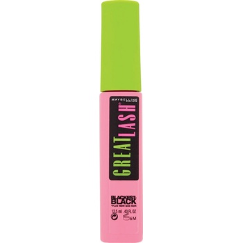 Maybelline Great Lash objemová riasenka Blackest Black 12,5 ml