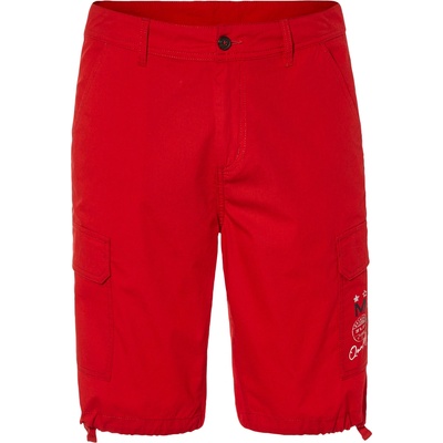 Livergy pánske cargo bermudy červená 100374244