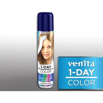 Venita 1 Day Color 1 dňový farbiaci sprej Snehovo biely 1 50 ml