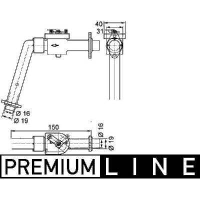 Termostat MAHLE CV 7 000P