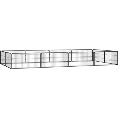 VidaXL Kotec z práškované oceli 400 x 200 x 50 cm