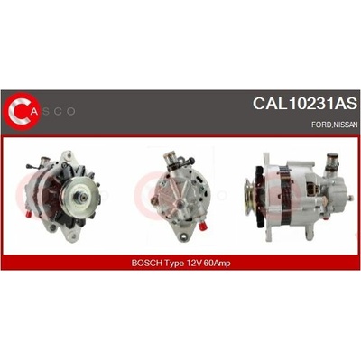 ALTERNATOR 12V 60A MANDO CAL10231AS