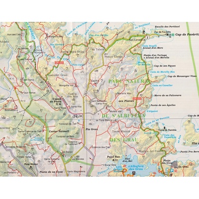 Menorca Menorka 1:50.000 mapa a průvodce ALPINA