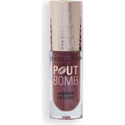 Revolution Shimmer Gloss trblietavý lesk na pery Berry Lustre 4,5 ml