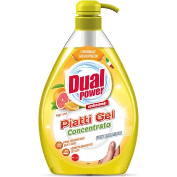 Image 1 of Dual Power DUAL препарат за съдове 1л-цитрус (sa73-9)