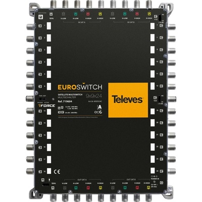 Televes EuroSwitch 9x9x24 ref. 719604 – Zboží Mobilmania