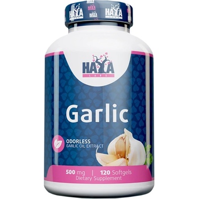 Haya Labs Odorless Garlic 500 mg [120 Гел капсули]