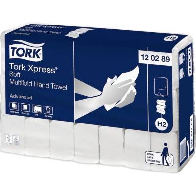 Tork Multifold Xpress papírové ručníky 2-vrstvy 25,5x21,2cm karton 21x180 ks