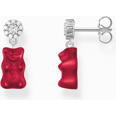 Thomas Sabo x HARIBO náušnice Red goldbear H2330-052-10