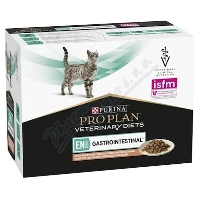 PURINA PRO PLAN Veterinary Diets, 2 balení za skvělou cenu EN ST/OX Gastrointestinal losos (2 x 10 x 85 g)