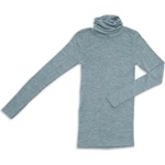 Engel Дамско копринено термобельо Engel Women's Long-Sleeved Roll Neck Silk base layer - Bergblau - размер 38/40 (EU) (114-1947-0412)