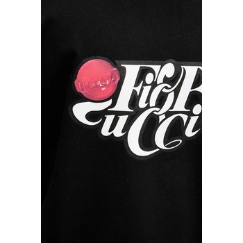 Fiorucci Памучна тениска Fiorucci Curly Lollipop Logo Boxy T-Shirt (U02SPTSH103CJ01BK02)
