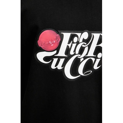 Fiorucci Памучна тениска Fiorucci Curly Lollipop Logo Boxy T-Shirt (U02SPTSH103CJ01BK02)