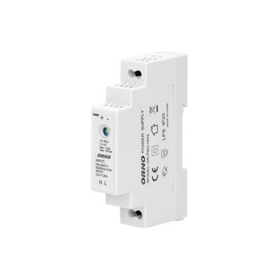 ORNO 12V Zdroj na DIN lištu DC 1,25A, 15W
