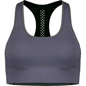 Mons Royale Дамско мериносово термобельо Mons royale Women's Stratos Merino Shift Sports Bra Sports bra - Shark - размер XS (115-1404-0511)