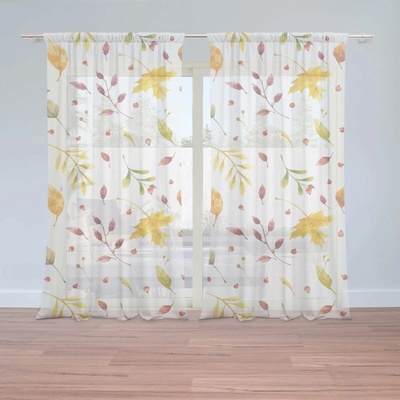 Sablio Záclony Jesenné lístie: 2ks 150x250cm