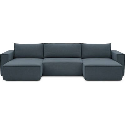 Bobochic Тъмносин ъглов U-образен диван Nihad - Bobochic Paris (101041C)