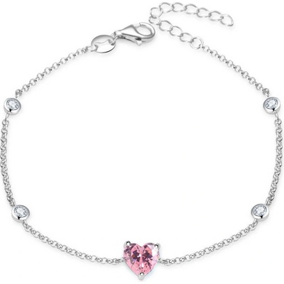 Mabell dámský stříbrný náramek ELZA CZ221PSS2049B-LB-PINKC45