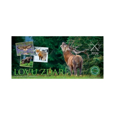 Lovu zdar!, stolní, 29,7 x 13,8 cm 2026