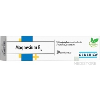 Generica Magnesium B6 20 šumivých tabliet