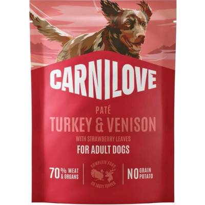 Carnilove Dog Paté Turkey & Venison with Strawbery 300 g
