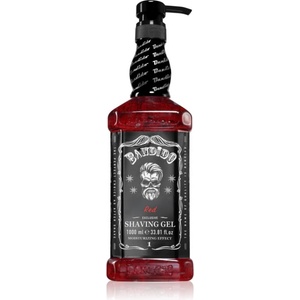 BANDIDO Shaving Gel гел за бръснене цвят Red 1000ml