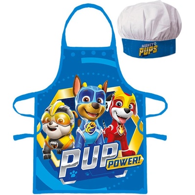 Aptex Dětská zástěra s čepicí PAW PATROL 45X50 CM 2X33CM