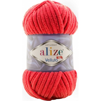 Alize příze Velluto 56 červená