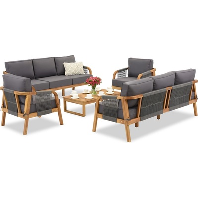 Garden Point Градински мебели от акациева дървесина Mumbai Coffee 8 Garden Point (GAP1209-COF8)