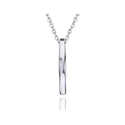 Šperky4U Ocelový řetízek s krouceným přívěškem OPD0197-ST