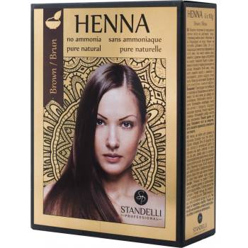 Skinlite Professional Standelli professional Henna 100% přírodní barva na vlasy Brown hnědá 6 x 10 ml