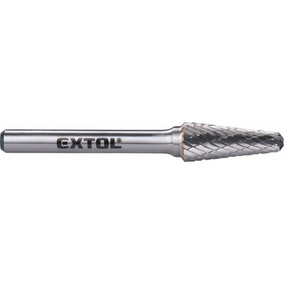 Extol Industrial 8703784 | L (KEL) - Kužeľová zaoblená fréza HP-3 10,0x20x6-65 mm, nepovlakované