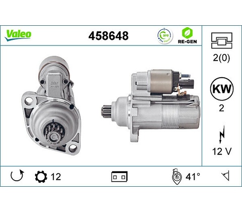 Startér VALEO 458648