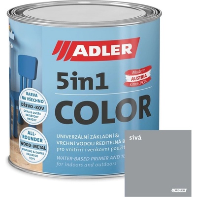 ADLER Slovensko 5 in 1 Color 0,75 l sivá