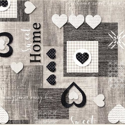 Obrus PVC 180C Sweet Home sivý metráž, 20 m x 140 cm, IMPOL TRADE