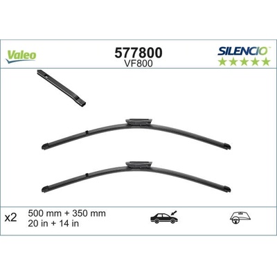 Valeo Silencio X-TRM 500+350 mm VA 577800