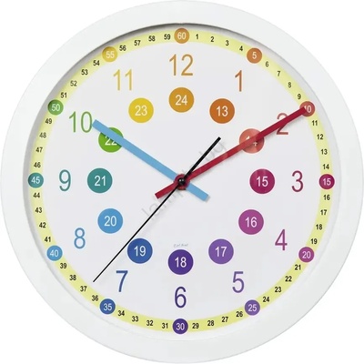 Hama - Детски стенен часовник 1xAA цветен (HM0110)