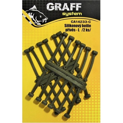 Graff Silikonový boilie přívěs L Hnědý 2ks