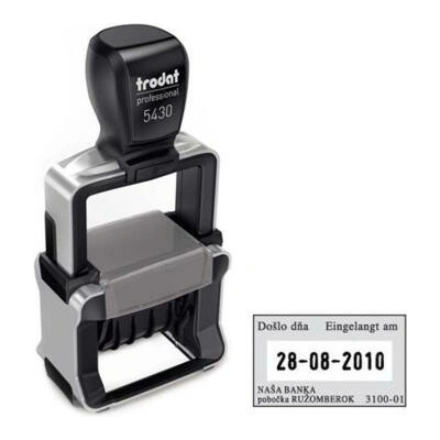 Trodat Professional dater 5430 41x24mm odtlačok zelený TR543003