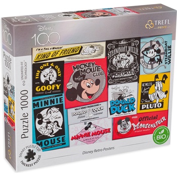Trefl Пъзел Trefl от 1000 части - Дисни ретро колаж (10761)