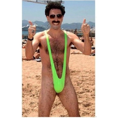Husté plavky Mankini BORAT - DIVJA