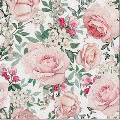 PAW ubrousky Airlaid L Gorgeous Roses 40x40cm – Hledejceny.cz
