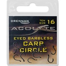 Drennan háčky Acolyte Carp Circle Barbless vel.16