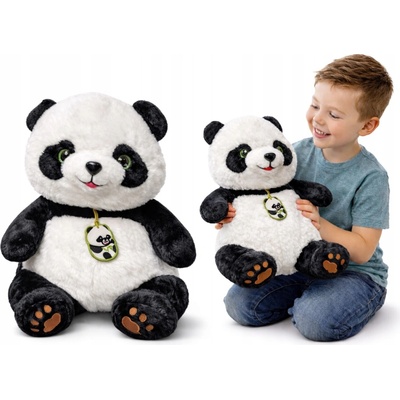 VELKÝ MEDVÍDEK PANDA K 1. ROCE NAROZENINÁM 43 CM E2626 EMAJ