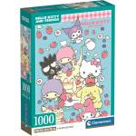 Clementoni Пъзел Clementoni от 1000 части - Хелоу Кити и приятели, вариант 1 (37117)