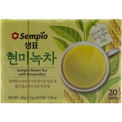 Sempio korejský zelený čaj s hnědou rýži 20 x 1,5 g