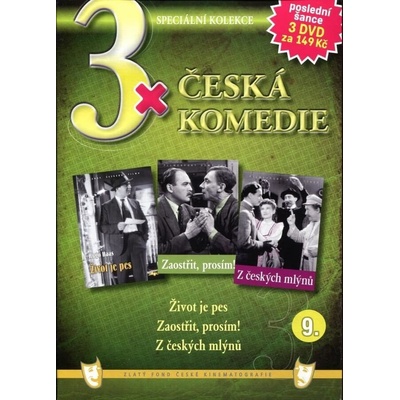 3x Česká komedie 9. DVD