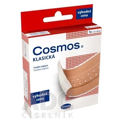 Cosmos Klasická textilná náplasť 1 m x 8 cm