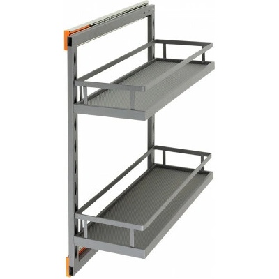 StrongWire boční koš tmavě šedý 200 mm kuličkový tlumený výsuv